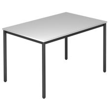 DORAN DR12 D - Grau 120 x 80 mit Rund-Rohr/Schwarz