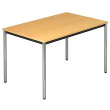 DORAN DR12 C - Buche 120 x 80 mit Rund-Rohr/Chrom