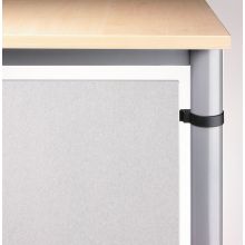 HR 08 S | Sichtblende zu HILO - Zubehör Silber 80 cm