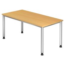 HILO 16 S | Schreibtisch - Buche 160 x 80 höhenverstellbar