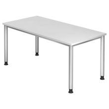 HILO 16 S | Schreibtisch - Weiß 160 x 80 höhenverstellbar