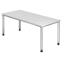 HILO 19 S | Schreibtisch - Weiß 180 x 80 höhenverstellbar