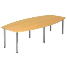 KARAT 28 C - Karat Buche 280 x 130 mit Chromfuß