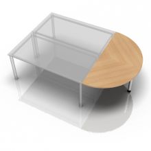 HA160 - Ansatztisch 160x80 Eiche