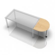 JA60 - Ansatztisch 60x80 Ahorn