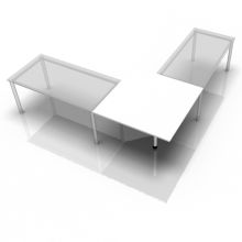 RT12 - Trapezplatte 120x120 Weiß