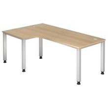 QUEO 82 S | Schreibtisch - 200 x 120 Eiche höhenverstellbar
