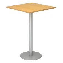 BISTRO H88Q S - System Konferenztisch Buche 80 x 80 Silber