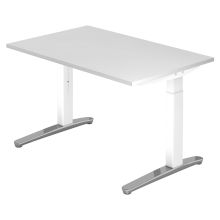 XTRA XB 12 WC | Schreibtisch - Weiß 120 x 80 höhenverstellbar