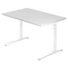 XTRA XB 12 WW | Schreibtisch - Weiß 120 x 80 höhenverstellbar