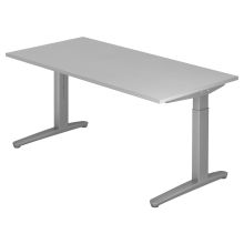 XTRA XB 16 SS | Schreibtisch - Grau 160 x 80 höhenverstellbar