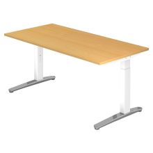 XTRA XB 16 WC | Schreibtisch - Buche 160 x 80 höhenverstellbar