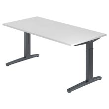 XTRA XB 16 GG | Schreibtisch - Weiß 160 x 80 höhenverstellbar