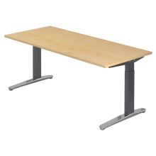 XTRA XB 19 GC | Schreibtisch - Ahorn 180 x 80 höhenverstellbar