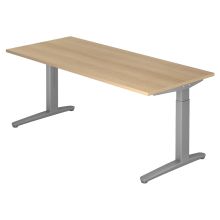 XTRA XB 19 SS | Schreibtisch - 180 x 80 Eiche höhenverstellbar