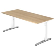 XTRA XB 19 WC | Schreibtisch - 180 x 80 Eiche höhenverstellbar
