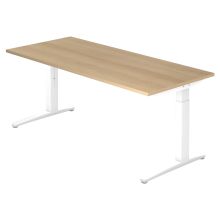XTRA XB 19 WW | Schreibtisch - 180 x 80 Eiche höhenverstellbar