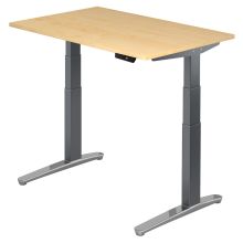 XBHM 12 GC | Schreibtisch - Ahorn 120 x 80 elektrisch höhenverstellbar