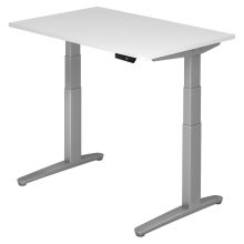 XBHM 12 SS | Schreibtisch - Weiß 120 x 80 elektrisch höhenverstellbar