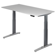 XBHM 16 GC | Schreibtisch - Grau 160 x 80 elektrisch höhenverstellbar