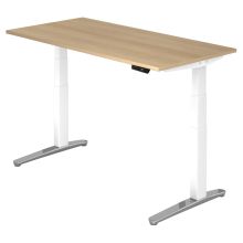 XBHM 16 WC | Schreibtisch - 160 x 80 Eiche elektrisch höhenverstellbar