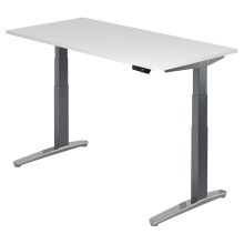 XBHM 16 GC | Schreibtisch - Weiß 160 x 80 elektrisch höhenverstellbar