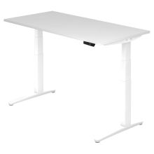XBHM 16 WW | Schreibtisch - Weiß 160 x 80 elektrisch höhenverstellbar