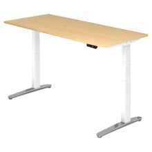 XBHM 19 WC | Schreibtisch - Ahorn 180 x 80 elektrisch höhenverstellbar