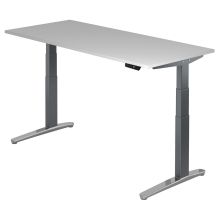 XBHM 19 GC | Schreibtisch - Grau 180 x 80 elektrisch höhenverstellbar