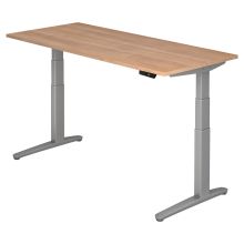 XBHM 19 SS | Schreibtisch - 180 x 80 Nussbaum elektrisch höhenverstellbar