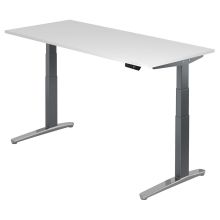 XBHM 19 GC | Schreibtisch - Weiß 180 x 80 elektrisch höhenverstellbar