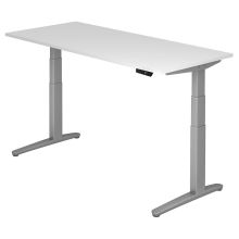 XBHM 19 SS | Schreibtisch - Weiß 180 x 80 elektrisch höhenverstellbar