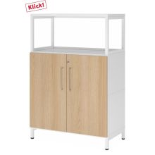 FlexWall | 3 OH | Türen + Rahmen | mit Sockelgestell