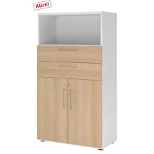 FlexWall | 4 OH | Türen + Schübe + Korpus | mit Stellfüßen