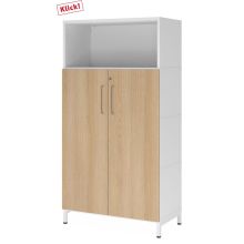 FlexWall | 4 OH | Türen + Korpus | mit Sockelgestell