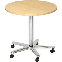 BISTRO 80R C | Säulenhubtisch | Ø 80 | Chrom - System Konferenztisch 