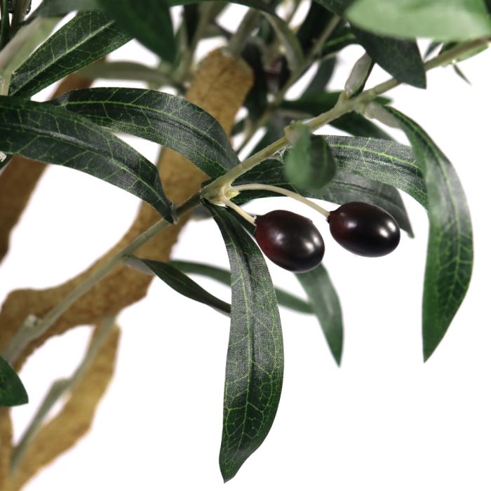 OLIVE II - Kunstpflanze Grn / Schwarz