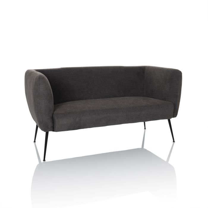 Graues Loungesofa in einem modernen Wohnzimmer