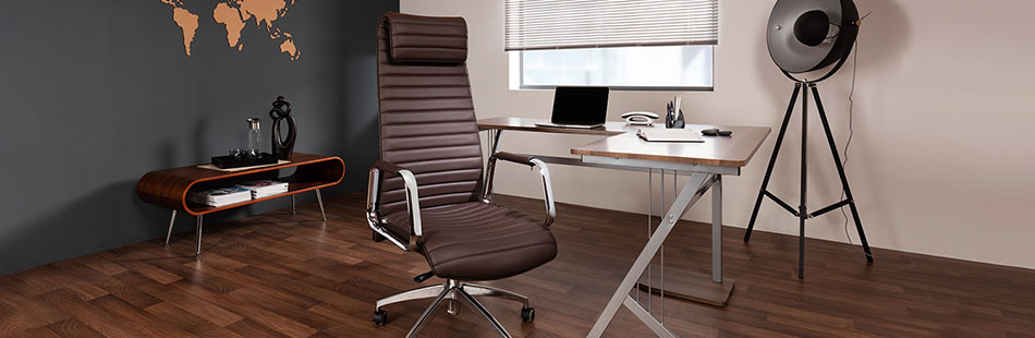 Chefsessel der Luxusklasse zeichnen sich durch edle Materialien und maximalen Komfort aus.